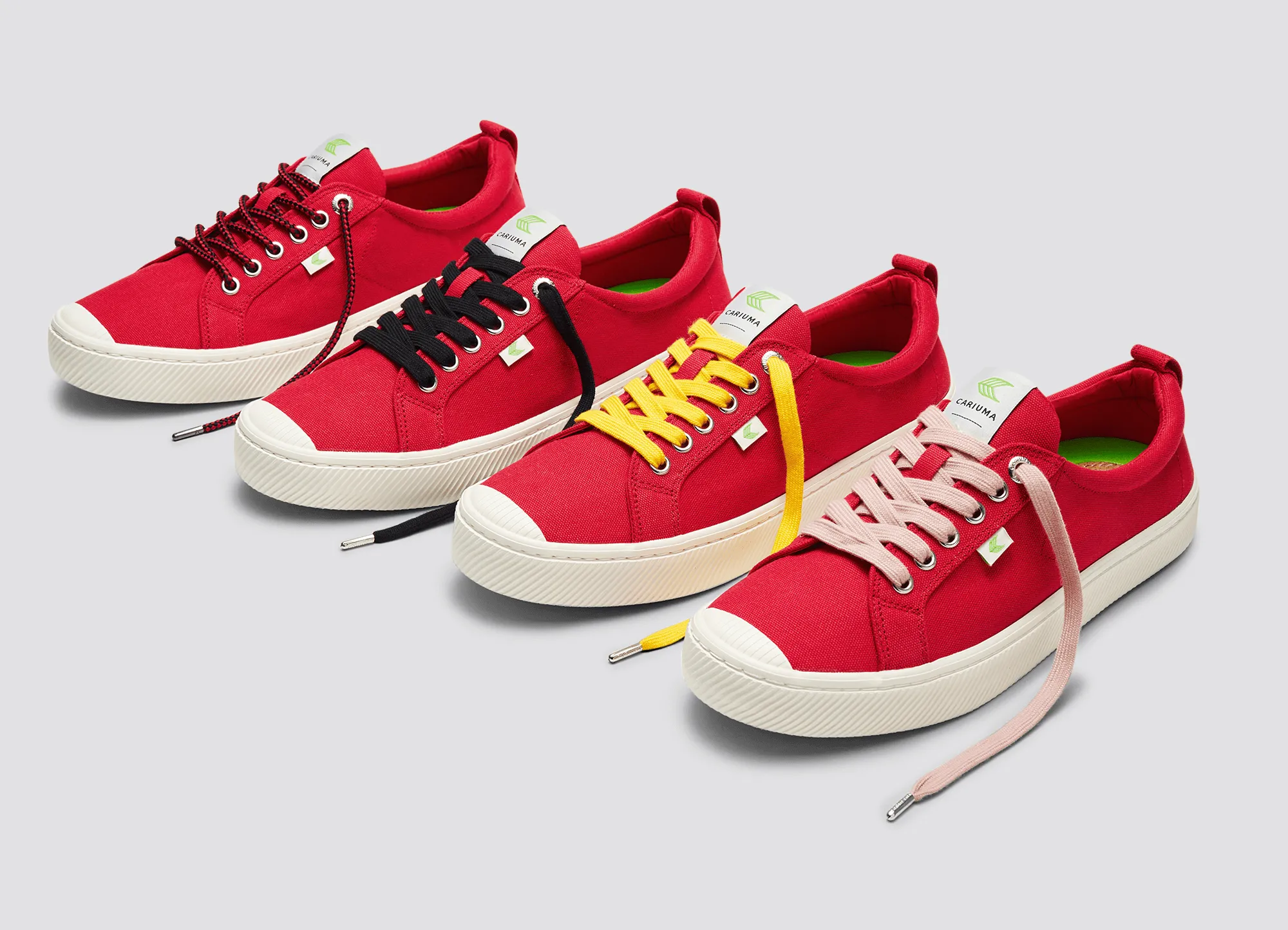 OCA Low Red Canvas Sneaker Men