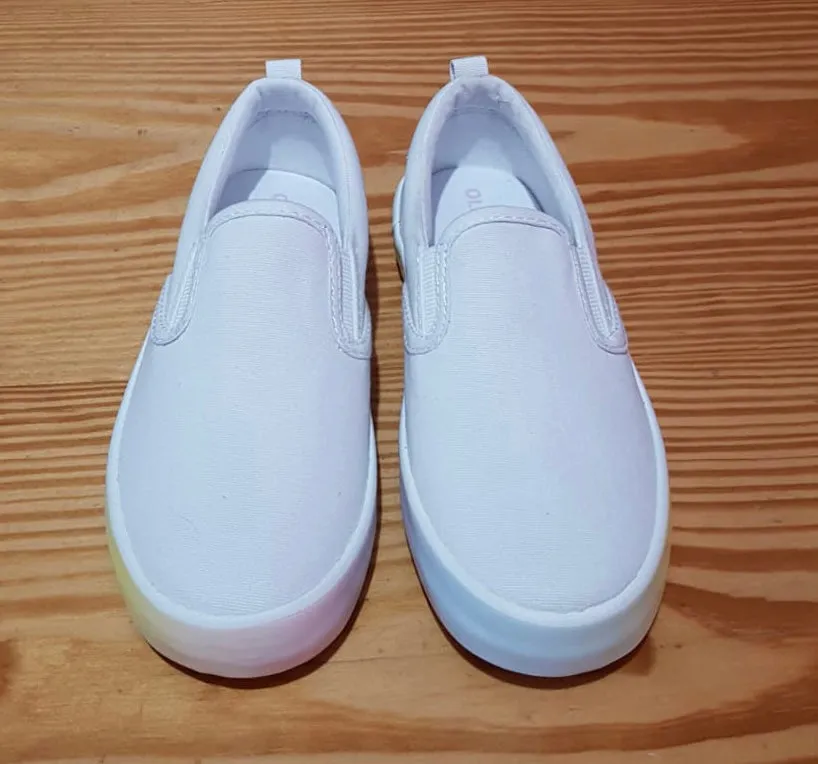 Ombré Canvas Slip-Ons
