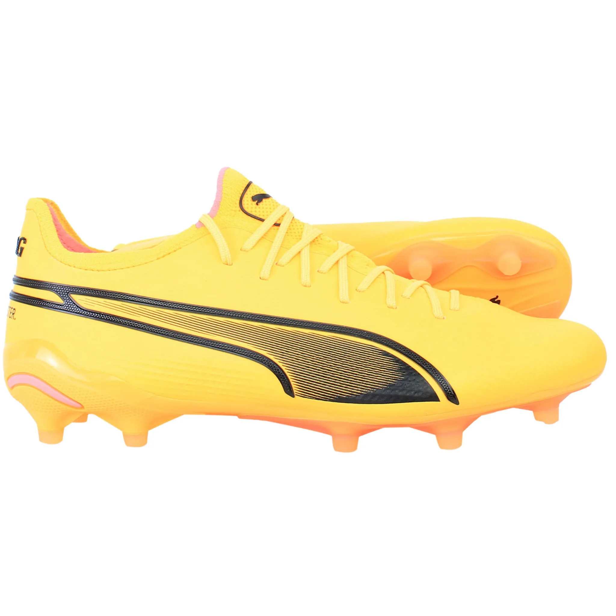 Puma King Ultimate FG/AG Mens Orange Football Boots