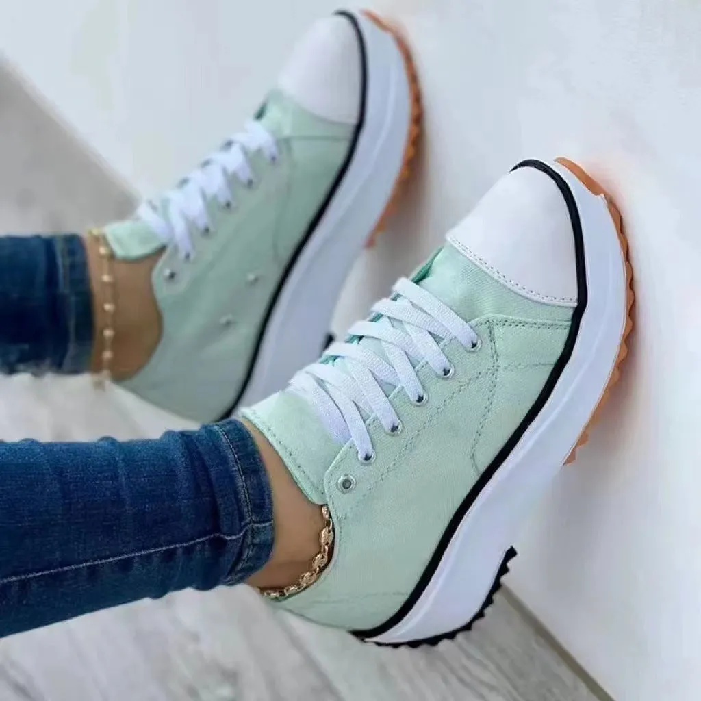 Rachael – Women's Canvas High Top Casual Shoes