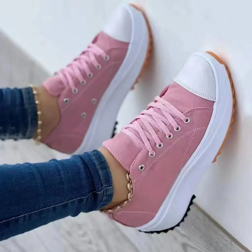 Rachael – Women's Canvas High Top Casual Shoes