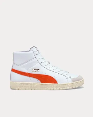 Ralph Sampson 70 Mid OG White-Tigerlily High Top Sneakers