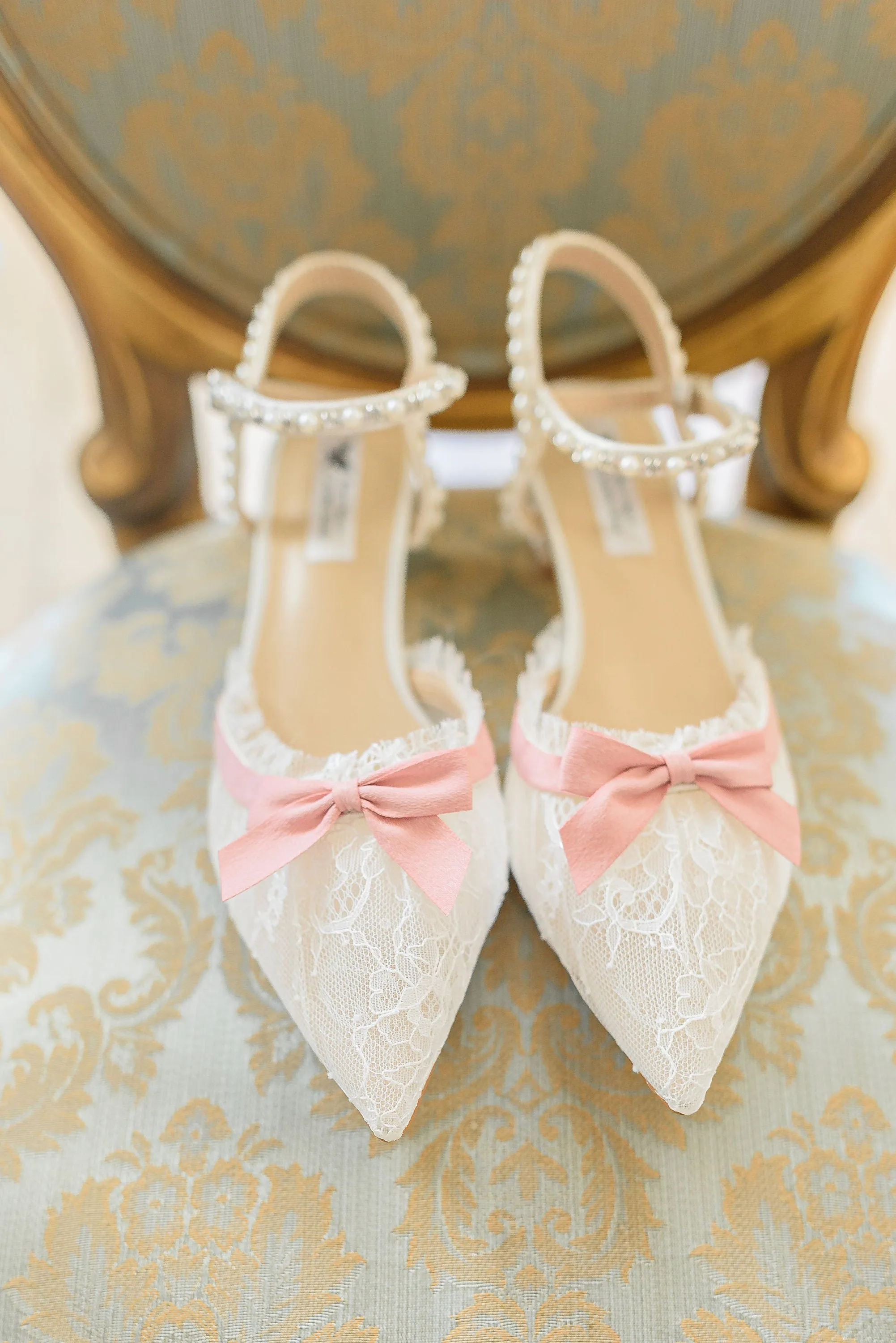 Regency Era Inspired Bridal Shoes UK6/US8.5