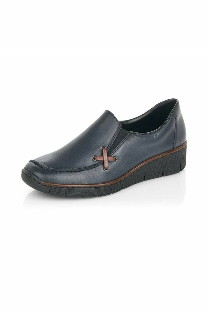 Rieker Ladies 53783-14 in Blue