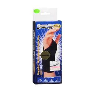 Sport Aid Gold ThermaDry3 Wrist Support with Tension Strap Medium 1 Each By Sport Aid