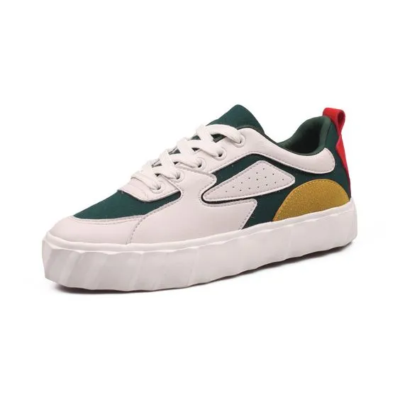 Trendy Color Block Canvas Shoes