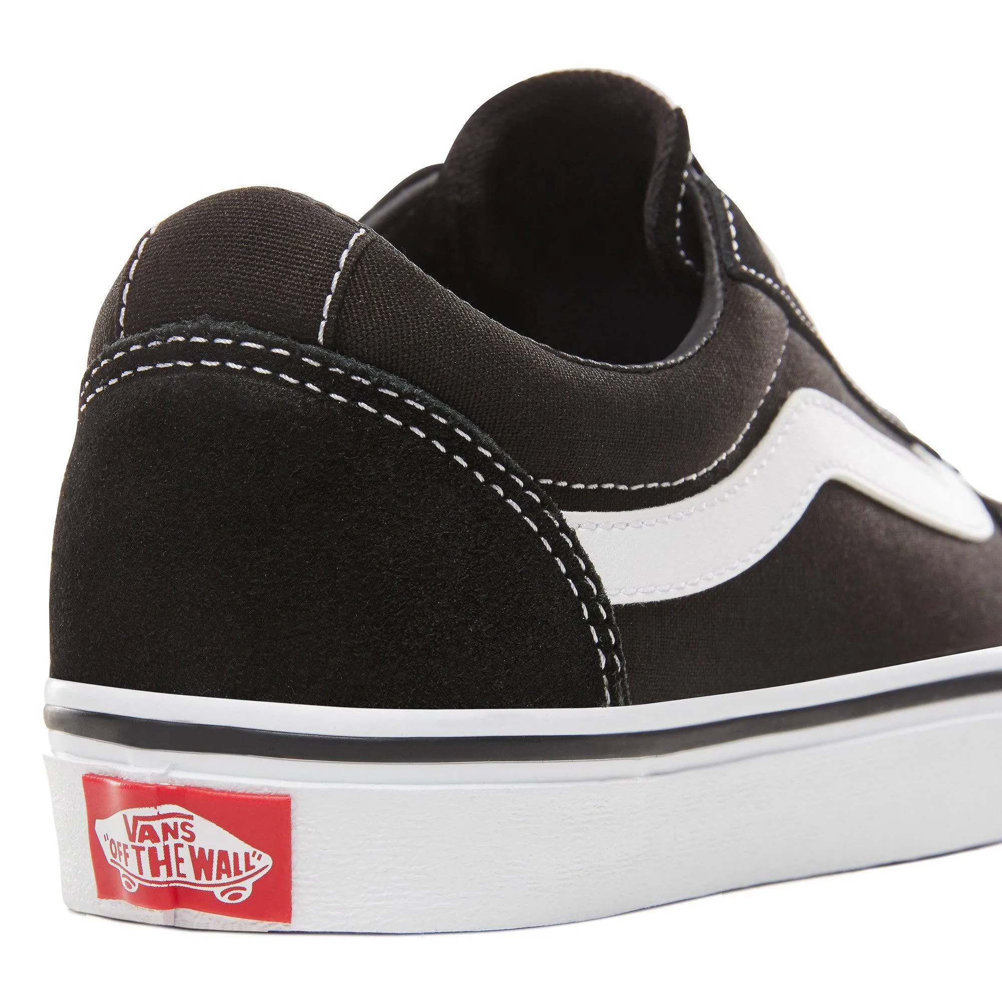 Vans Ladies Ward Shoe Suede/Canvas -BLACK/WHITE