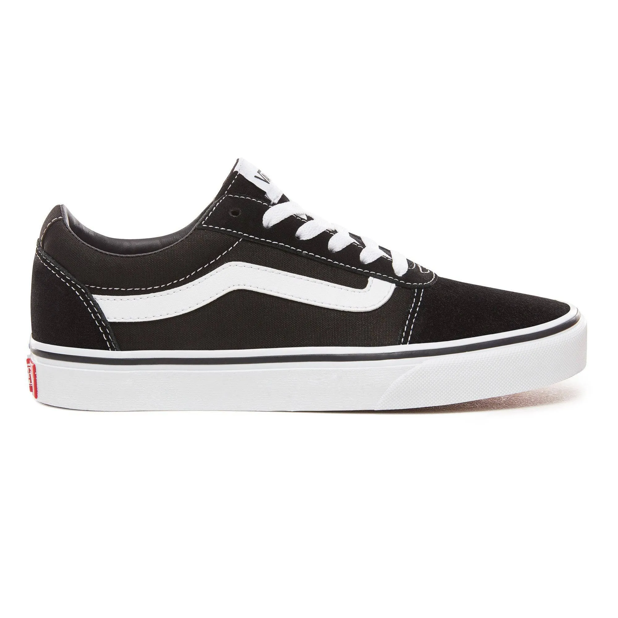 Vans Ladies Ward Shoe Suede/Canvas -BLACK/WHITE