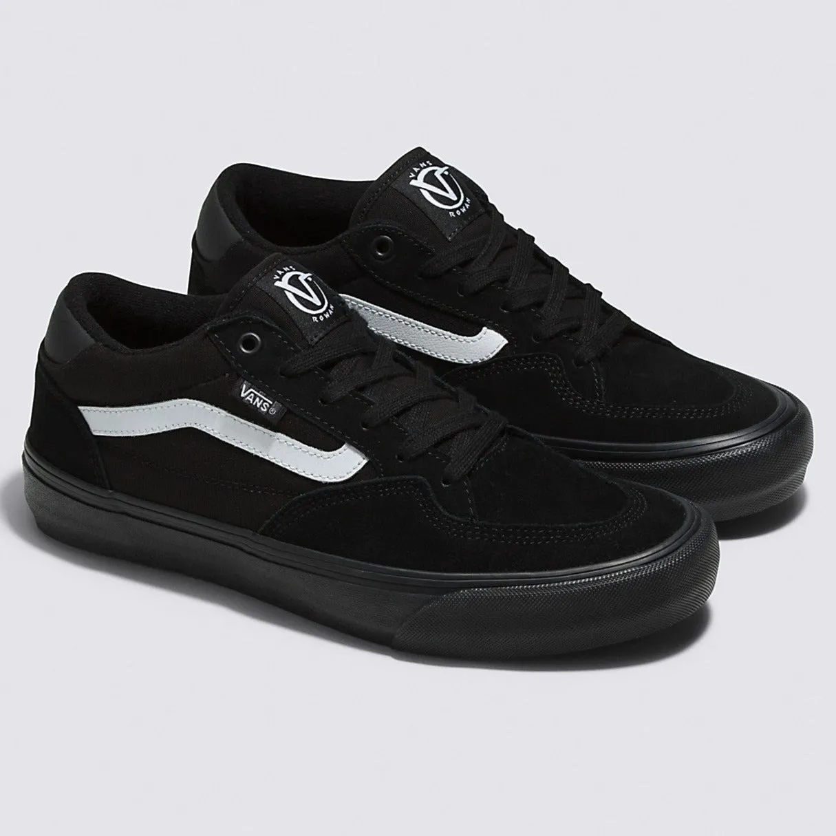 Vans Rowan Skateboard Shoe - Black/Black/White