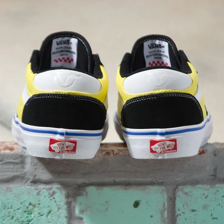 Vans Rowan Skateboard Shoe - Black/Blazing Yellow