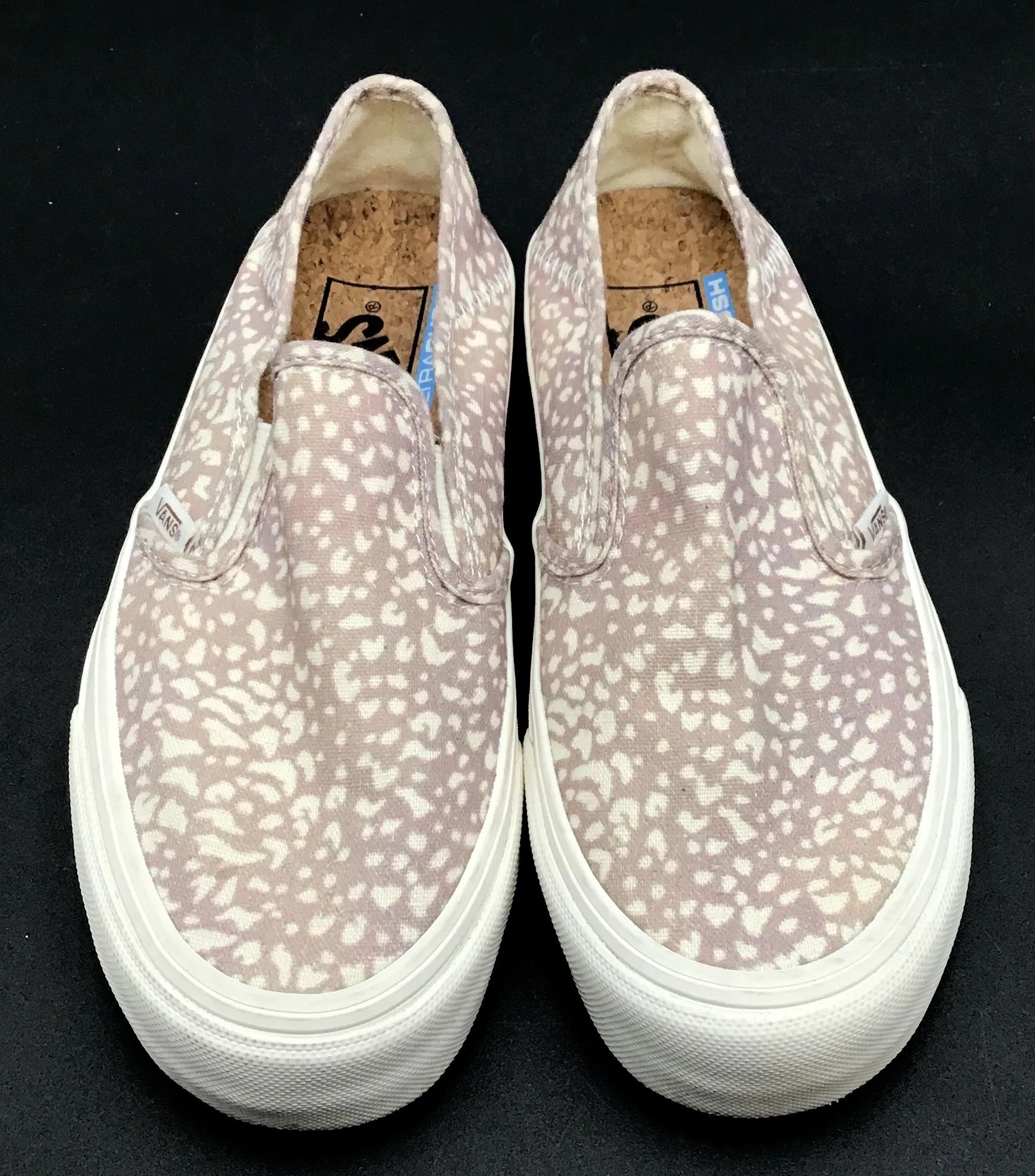 Vans Women's Pink Low-Top Slip-On Athletic Shoes - Size 5