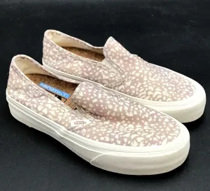 Vans Women's Pink Low-Top Slip-On Athletic Shoes - Size 5