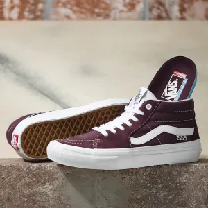 Vans Wrapped Skate Grosso Mid Skateboard Shoe - Wine