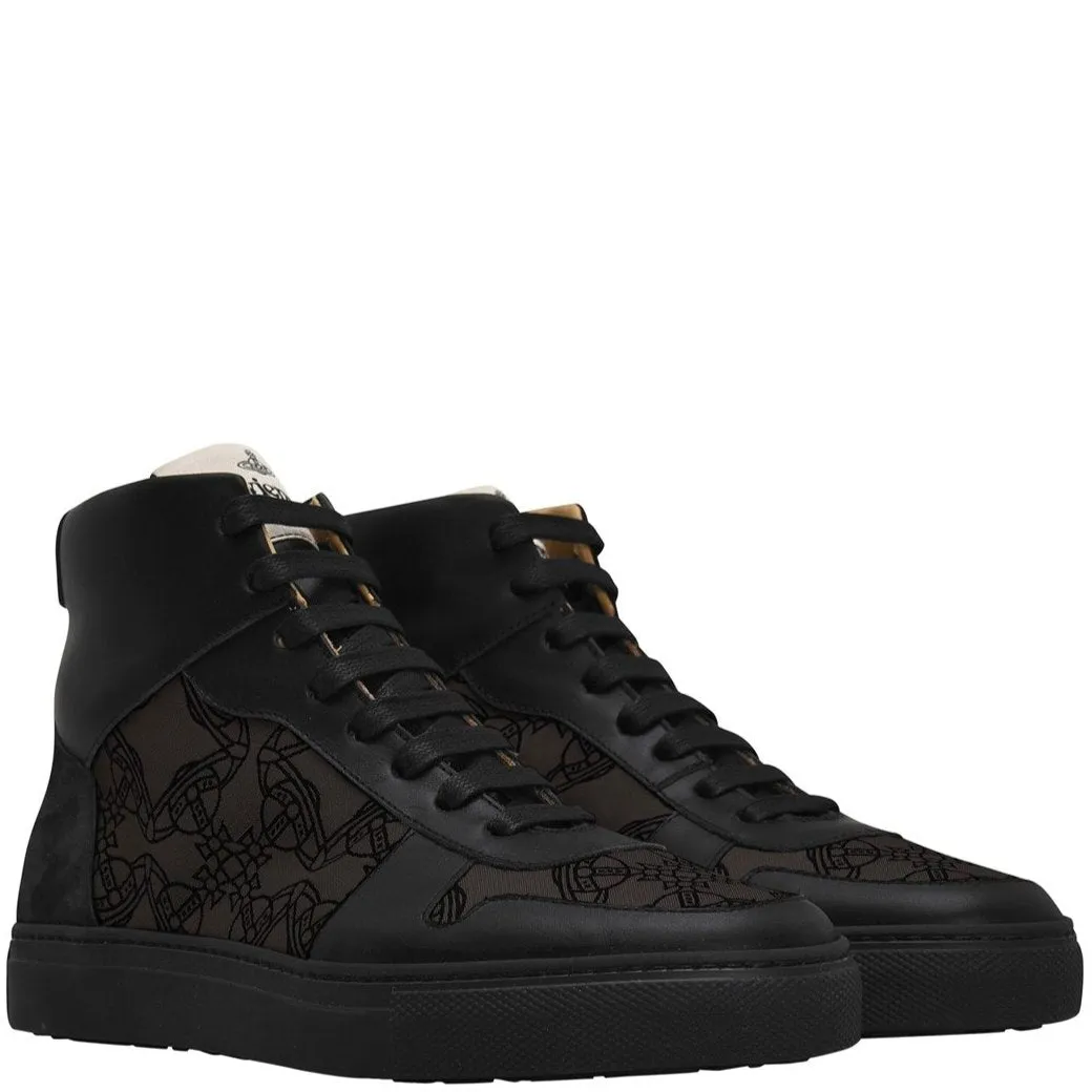Vivienne Westwood Orb Mono High Top Trainer