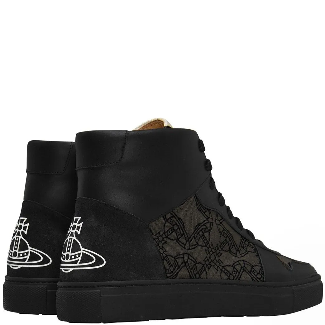 Vivienne Westwood Orb Mono High Top Trainer
